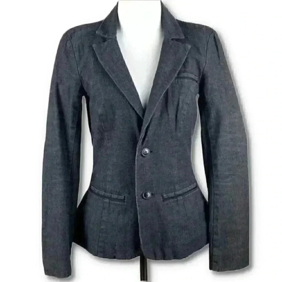 Calvin Klein jeans Jean blazer size SP pockets - Picture 10 of 10